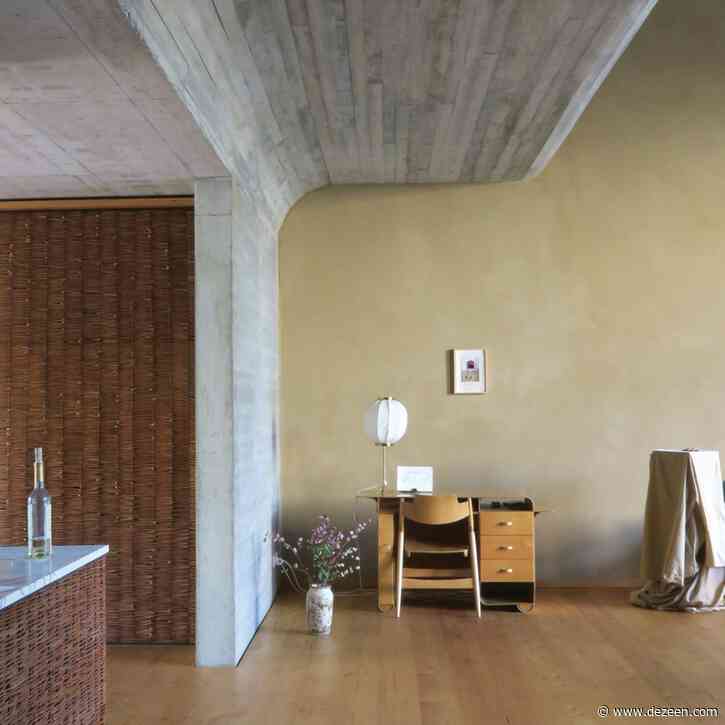 Curved concrete walls snake through Berlin artist's residence by Philipp von Matt