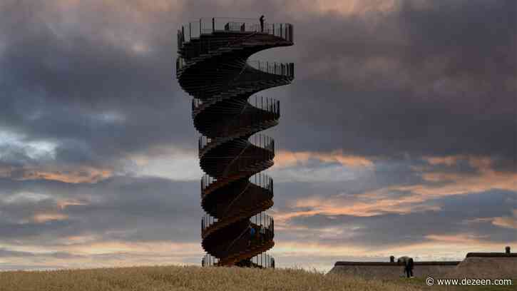 BIG's spiralling double-helix viewing tower revealed