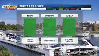 First Alert Weather: Summer warmth on the way with a better chance for thunder Saturday