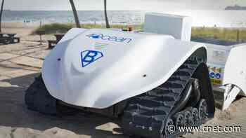 Meet BeBot: The 100% electric beach-cleaning robot video     - CNET