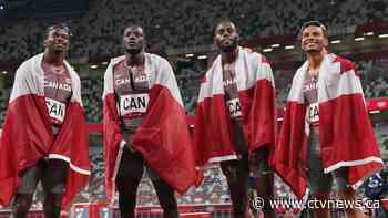 Canada takes Tokyo Olympics bronze in men's 4x100-metre relay