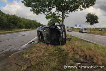 Automobilist ramt boom op middenberm in Lommel: twee inzittenden gewond