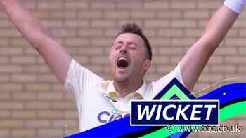 England v India: Ollie Robinson takes 5-85 as India all out for 278