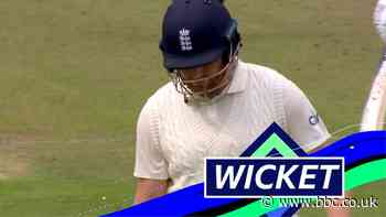 England v India: Jonny Bairstow given out lbw on review with last ball before tea