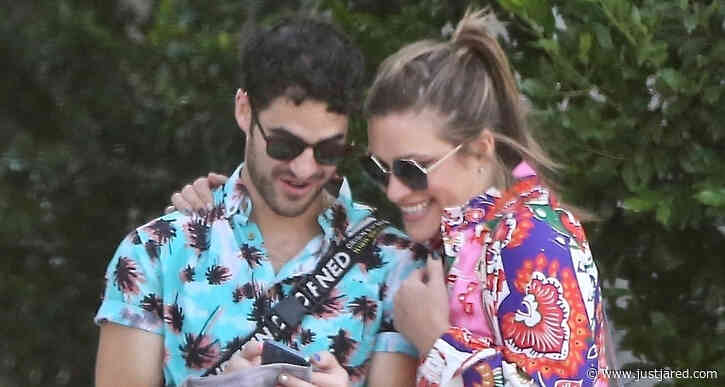 Darren Criss & Wife Mia Sport Colorful Outfits on Lunch Date in L.A.