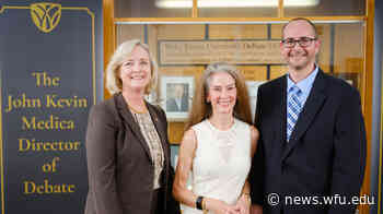 $5M gift affirms Wake Debate and moves program forward | Wake Forest News - Wake Forest News