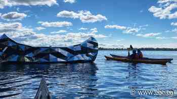 Shining canoe at Toronto's harbourfront inspired by Haudenosaunee story of the Peacemaker
