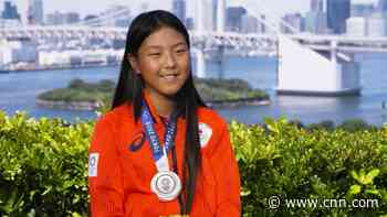 This 12-year-old won silver at her first Olympics