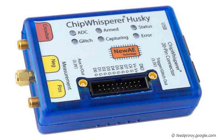 Experiment with fault injection using the ChipWhisperer Husky