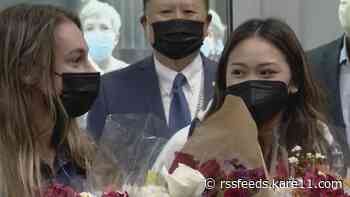 Olympians Suni Lee, Grace McCallum return home to Minnesota