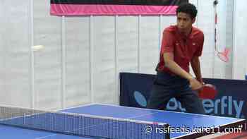 Guy takes on Lakeville Olympian in a table-tennis showdown