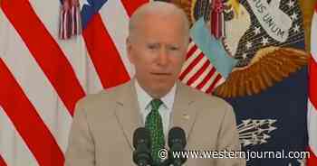 Watch: Confused-Looking Biden Looks at Notes, Then Falsely Claims 350 Million Americans Are Vaccinated