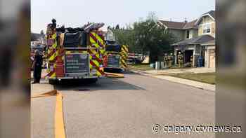 Garage damaged by fire in southwest Calgary - CTV Toronto