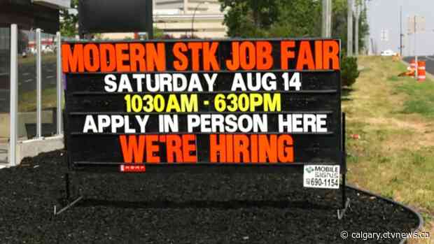 Calgary’s unemployment rate rises while Alberta adds jobs