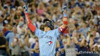 Nine-run fifth inning propels Blue Jays to 12-4 rout of Red Sox