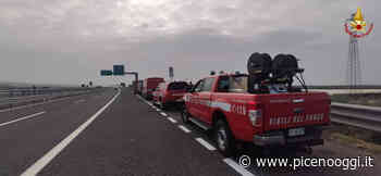 Vasti incendi di bosco in Calabria, rinforzi da Ascoli e Fermo: pompieri e mezzi in viaggio - Piceno Oggi