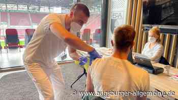 In der WWK-Arena gibt es Corona-Impfungen im Fußball-Ambiente