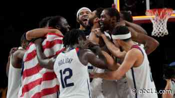 US men's basketball beats France to win 4th straight gold medal at Olympics