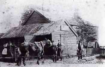 The East London forge with stables for fire brigade horses