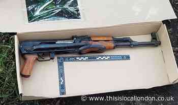 Five arrests as police seize AK47 and cannabis in Mitcham