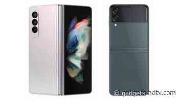 Samsung Galaxy Z Fold 3, Galaxy Z Flip 3 Full Specifications, Renders Leak Ahead of Launch