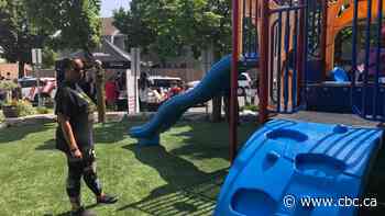 New playground unveiled at Toronto park where 2 girls were shot - CBC.ca