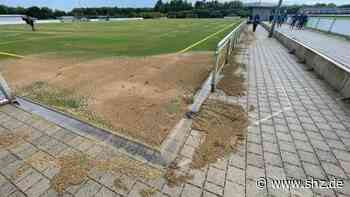 Regenwasser lief nicht ab: Tornesch: Darum war „Land unter“ auf den Kunstrasenplätzen im Torneum | shz.de - shz.de