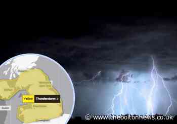 Thunderstorm warning issued for this weekend in Bolton - The Bolton News