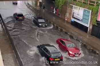 Flash flooding causes disruption in London