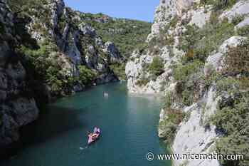 Une femme secourue par hélicoptère dans les gorges du Verdon