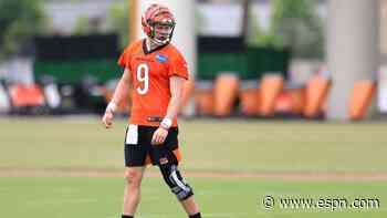 Burrow frustrated by camp start but won't panic