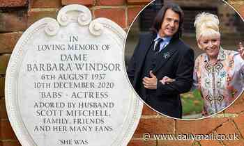 Dame Barbara Windsor's widower Scott Mitchell scatters her ashes - Daily Mail