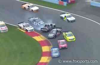 Nemechek, Rhodes collide collecting several others at Watkins Glen