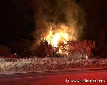 Farmhouse goes up in flames - Leduc Representative