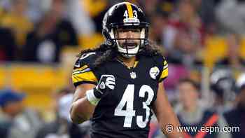 Polamalu recovered from virus, at HOF induction