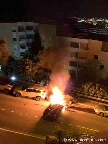 Trois voitures prennent feu suite à carambolage à Nice, un témoin de la scène raconte le choc