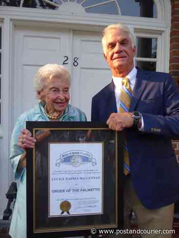 At 101, Charleston gardener receives Order of the Palmetto - Charleston Post Courier