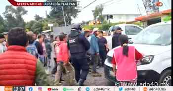 Cierran la México-Cuernavaca por riña entre habitantes de Tlalpan - ADN 40