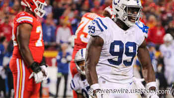 Justin Houston takes the field for first time in Ravens uniform - Ravens Wire