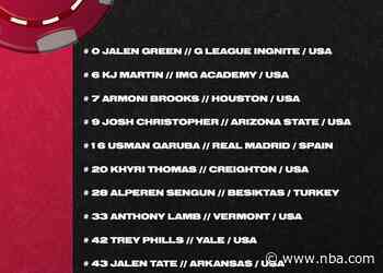 Rockets Announce Roster for NBA Summer League 2021 - Rockets.com
