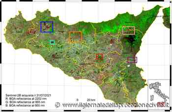 Incendi Sicilia, Sentinel-2 di Ispra aiuta a monitorare i roghi - Giornale della Protezione civile