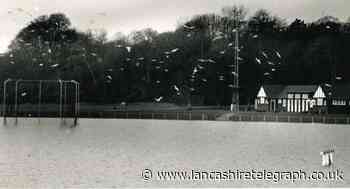 Blackburn running track became swimming pool after downpour