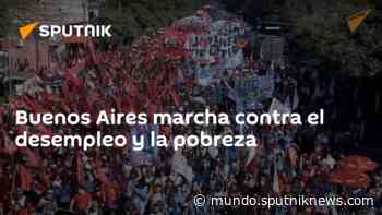 Buenos Aires marcha contra el desempleo y la pobreza - Sputnik Mundo