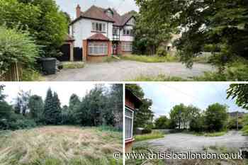 Croydon building plot for sale with planning for luxury home