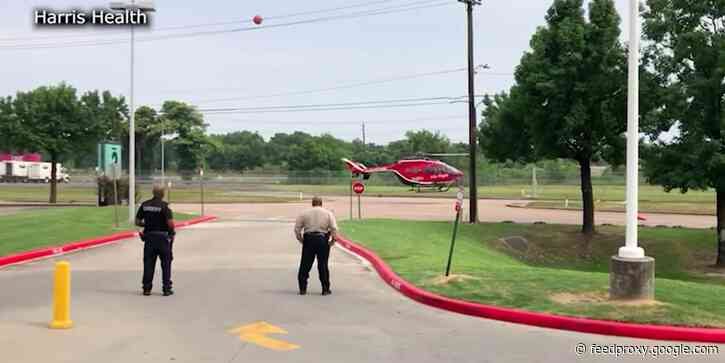 A baby with COVID-19 had to be airlifted to a hospital 150 miles away because of a shortage of paediatric beds in Houston