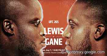 How to watch Lewis vs Gane UFC 265 on iPhone, Apple TV, web, more