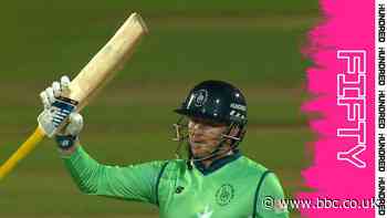 The Hundred - Oval Invincibles v Trent Rockets: Watch best of Jason Roy's half-century