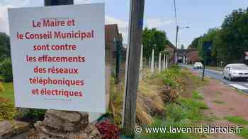 Près d'Arras, l'ex-adjoint, en guerre avec le maire, veut enfouir les réseaux - L'Avenir de l'Artois