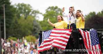 Parade honors Suni Lee's historic gold-medal win