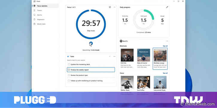 Windows 11’s best productivity feature may be a focus timer with Spotify